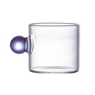 Jogo de 6 xicaras Palla Vidro borossilicato Alca colorida 80ml -Fracalanza