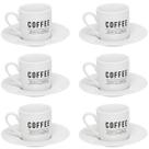 Jogo De 6 Xícaras Para Café 80ml Manhattan Branco Hauskraft