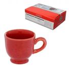 Jogo de 6 Xícaras para Café Glaze em Cerâmica Vermelha 100ml - Hauskraft Jogo de 6 Xícaras para Café Glaze em Cerâmica Vermelha 100ml - Hauskraft