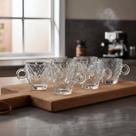Jogo de 6 Xícaras Para Expresso Bormioli Rocco 100ml Kaleido