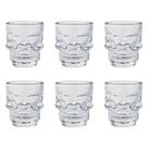 Jogo De 6Copos Dynasty P/ Shot Skull Mug Em Vidro 50Ml 28565