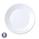 Jogo de 8 Pratos Rasos Restaurante Hotel Porcelana Germer