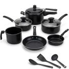 Jogo de 9 Panelas Antiaderente Teflon com Panela de pressão Cozinha Completa Jogo de 9 Panelas Antiaderente Teflon com Panela de pressão Cozinha Completa