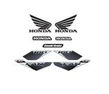 Jogo de adesivo faixa honda fan 160 branco 2020 2021 fan160 Jogo de adesivo faixa honda fan 160 branco 2020 2021 fan160