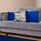 Jogo de Almofada Amazônia Tropical 4 peças Casa Dona Azul Jogo de Almofada Amazônia Tropical 4 peças Casa Dona Azul