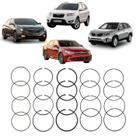 Jogo De Anéis 0,50 Hyundai Santa Fé Sonata Kia Sorento Optima 2.4 16v G4KE