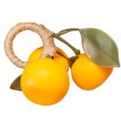 Jogo de Anel Para Guardanapo Formato De Laranja Com 4 Unid.