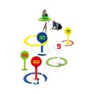 Jogo De Argolas Coloridas Arco-Íris Para Praia E Quintal: Jogo De Empilhamento Divertido E Jogo De Argolas Coloridas Arco-Íris Para Praia E Quintal: Jogo De Empilhamento Divertido E