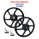 Jogo De Aro Preto Crypton 105 115 Até 2009 fabreck novas par Fabreck FBK nacional