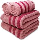Jogo de Banho Corttex Asti Jacquard Alta Absorção Toalha 100% Algodão Macia Grossa Kit 4 Peças