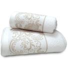 Jogo de Banho Corttex Louise Jacquard Alta Absorção Algodão Pré-Lavada Pré-Encolhida 2 Peças
