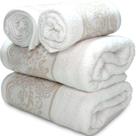 Jogo de Banho Corttex Louise Jacquard Alta Absorção Algodão Pré-Lavada Pré-Encolhida 4 Peças