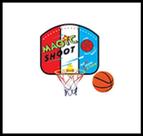 Jogo De Basquete Kit Mini Tabela Cesta Bola Wellmix WB7739