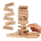 Jogo de beber Buzzed Blocks Adult com 54 blocos e comandos