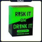 Jogo de beber RISK OR DRINK com 150 desafios e perguntas