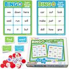 Jogo de bingo Bright Seed Games Sight Words Nível 1 e 2 +4 anos