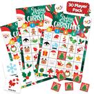 Jogo de Bingo de Natal Joyousa - Para Crianças, Adultos e Grupos Grandes