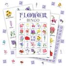Jogo de Bingo MVZX Cartões Florais para Festa 24 Jogadores Jogo de Bingo MVZX Cartões Florais para Festa 24 Jogadores