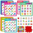 Jogo de bingo SpriteGru Alphabet em maiúsculas/minúsculas/número 4-8
