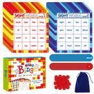 Jogo de bingo SpriteGru Sight Word 120 palavras de nível 1 e 2 para crianças 4-8