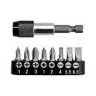 Jogo de bits com adaptador magnético 9 peças INGCO