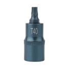 Jogo de Bits de Chave de Fenda Torx 1/2 Polegada - T30, T40, T45, T50, T55, T60, T70