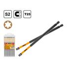 Jogo de Bits de Torção Torx T25 150mm INGCO
