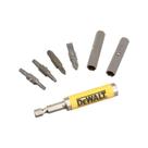 Jogo de Bits DEWALT 7 Peças com Sistema Flip and Switch 6 em 1