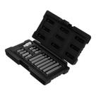 Jogo De Bits Hex 1/2'' 11 Peças Stels 1131356 Aço Crv Jogo De Bits Hex 1/2'' 11 Peças Stels 1131356 Aço Crv