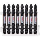 Jogo de Bits Impact Control Ponta Dupla PH2-PH2 65mm 8 Peças - 2608522337 - BOSCH