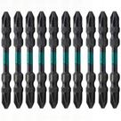 Jogo de bits philips duplo de impacto Ph3 x 110mm encaixe 1/4" com 10 Peças - ST59813 Jogo de bits philips duplo de impacto Ph3 x 110mm encaixe 1/4" com 10 Peças - ST59813