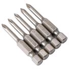 Jogo de Bits Phillips N3 x 50mm Encaixe 1/4" com 5 Peças -