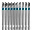 Jogo de Bits Phillips PH2 1/4'' Aço 10 Peças 1137855 Gross