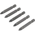 Jogo de Bits Ponteira Pozidrive c/ enc 1/4" Nº 2X50mm Vonder