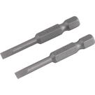 Jogo De Bits/ponteiras Fenda Encaixe Sextavado 1/4 4mmx50mm