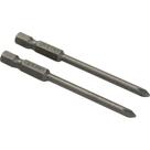 Jogo De Bits/ponteiras Phillips Com Encaixe Sextavado 1/4 N