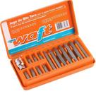 Jogo de bits T20 a T55 com 15 peças - 6233 - Waft