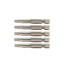 Jogo de Bits Torx T20 x 50mm Encaixe 1/4" com 5 Peças -