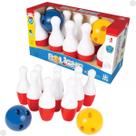 Jogo De Boliche Infantil Com 10 Pinos 2 Bolas 0328 - Nig