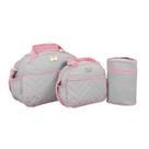 Jogo de Bolsas Maternidade Zoo Baby 3 Peças Bolsa Grande / Média - Frasqueira Térmica - Mave Baby Jogo de Bolsas Maternidade Zoo Baby 3 Peças Bolsa Grande / Média - Frasqueira Térmica - Mave Baby