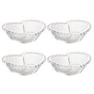Jogo De Bowls Tigelas Em Cristal Com Formato De Coração - 4 Unidades