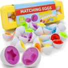 Jogo de brinquedos Matching Eggs para crianças e crianças aprendendo a forma