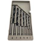 Jogo de Brocas 3 Pontas com 6 pçs Para Madeira 3,4,5,6,7,8mm