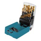 Jogo de brocas aco rapido nitreto titanio 1-13mm 25pcs gross