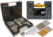 Jogo De Brocas Bits E Buchas Com 300 Peças Maleta The Black Tools