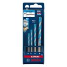 Jogo De Brocas Bosch Multimaterial 4, 5, 6 E 8Mm 2608900649 EXPERT CYL-9 MultiConstruction