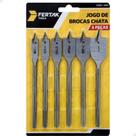 Jogo de Brocas Chata 6 Peças FERTAK Jogo de Brocas Chata 6 Peças FERTAK