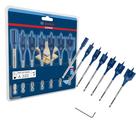 Jogo De Brocas Chatas Bosch Expert Self Cut Speed 7 Peças 2 608 900 334 Jogo De Brocas Chatas Bosch Expert Self Cut Speed 7 Peças 2 608 900 334