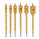 Jogo de brocas chatas para madeira 10-25mm 6pcs mtx