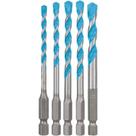 Jogo De Brocas Multiconstrução, Mecha Multimaterial HEX-9 Com 5 Peças 5.5/6/6/7/8mm- 2608900586000 - BOSCH